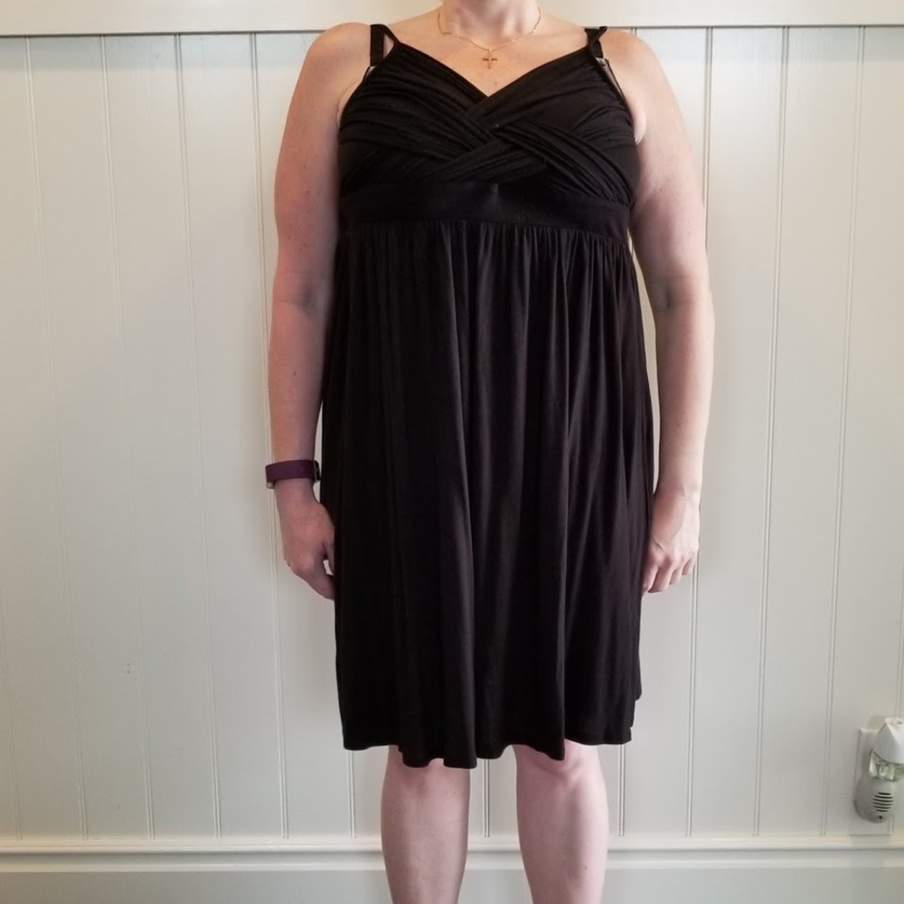 Spaghetti Strap Black Dress